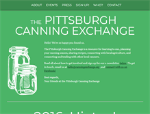 Tablet Screenshot of canningexchange.org